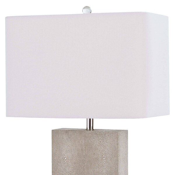 Marcel Ivory Shagreen Table Lamp